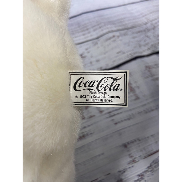 NWT Vintage Coca Cola Polar Bear Plush, 1995 - Picture 5 of 9